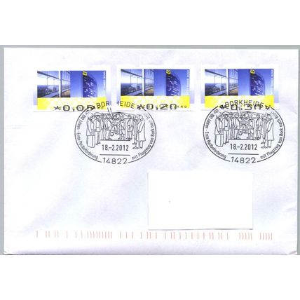 Deutschland SSt. Borkheide "100 J. Erster Postflug (1)" 2012