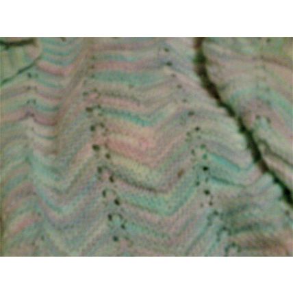 Hand Made throw baby blanket pastel colors