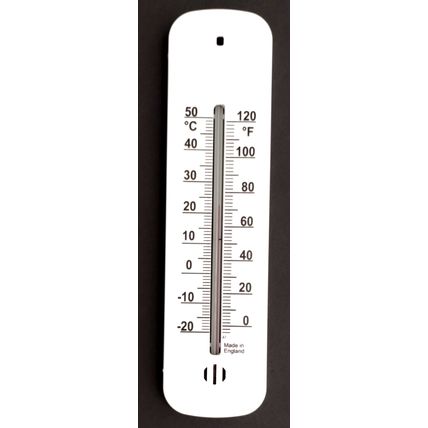 WALL THERMOMETER ~ FOR INDOOR OR OUTDOOR USE ~ HOME, OFFICEM, GARDEN, GREENHOUSE