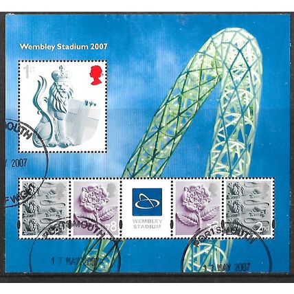 2007 Wembley Stadium Mini Sheet Fine Used HRD2-C