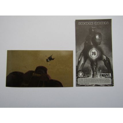 Marvel - Iron Man The Movie 2008 - Preziosi Sticker Drop-down Choice (e18)