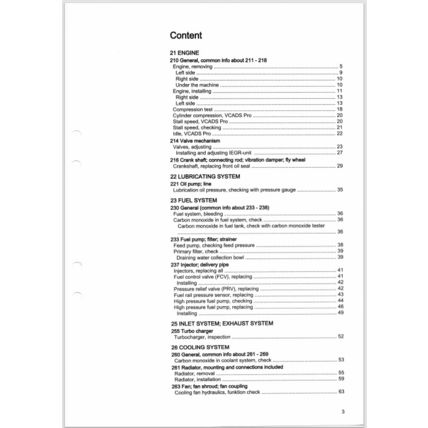 Volvo L60F L70F L90 Engine Repair Service Manual 2007 VOE21A1002898 PDF