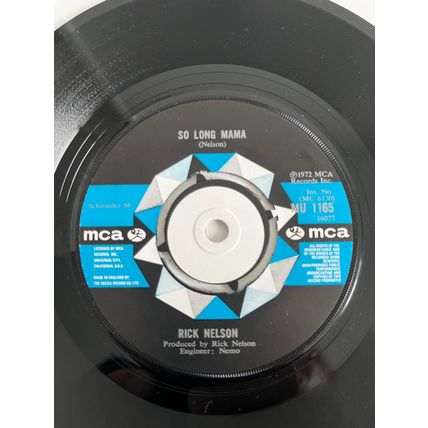 RICK NELSON - GARDEN PARTY (UK 7" VINYL, 1972)