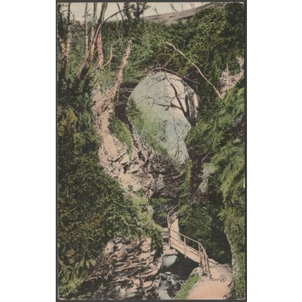 Lydford Gorge, Dartmoor, Devon, 1907 - Valentine's Postcard