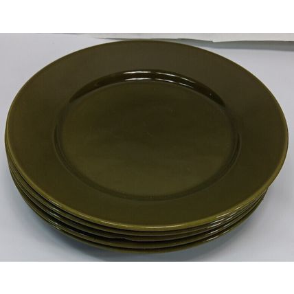 Vintage Set Of 5 Pottery Barn Studio Barbara Eigen Dinner Plates 11 3/4" 1970's