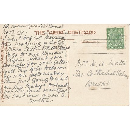 PC21530 Old Postcard. Sunrise. Alfred Stiebel. Alpha. No 424