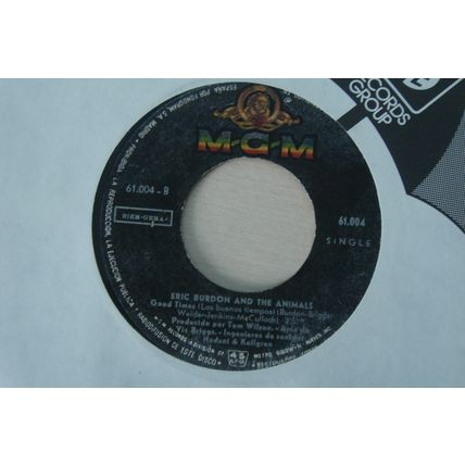 A3-ERIC BURDON & THE ANIMALS-SAN FRANCISCAN NIGHTS-SPANISH 7" SINGLE-1967-EX-