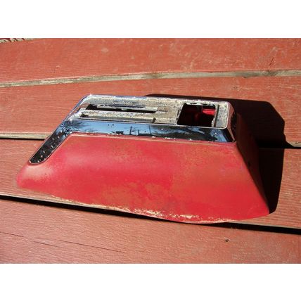 1965 Plymouth Barracuda Red Floor Shift Automatic Console OEM 2581206 2581226