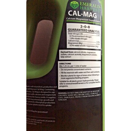 Emerald Harvest Job Lot of 8 Bottles Of 950ml Grower Plant Nutrient fertilizers