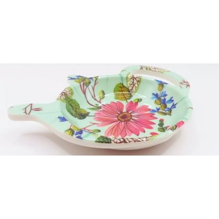 Blossom Melamine Spoon & Teabag Holder Set Kitchen Household Gift Home