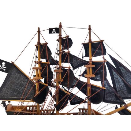 Wooden Captain Hook's Jolly Roger from Peter Pan Black Sails Limited Model Pi...