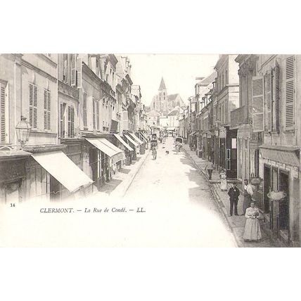 60 - Clermont - la rue de condé
