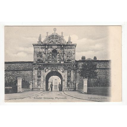 The Citadel Gateway Plymouth Postcard Devon 40829