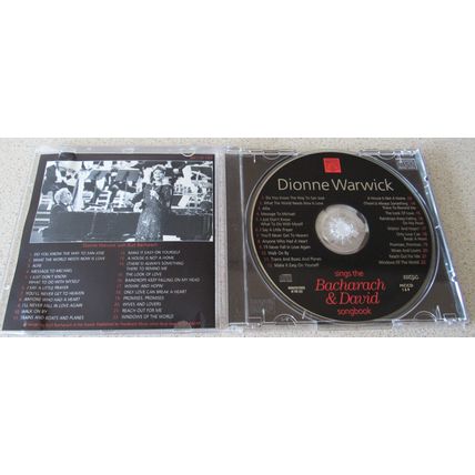 Dionne Warwick : Sings The Bacharach & David Songbook CD