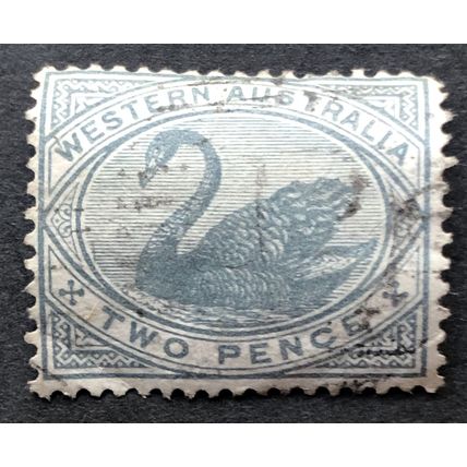 AUSTRALIAN STATES..-western australia SG 096a USED 2d