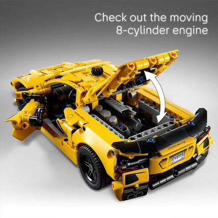 LEGO Technic Chevrolet Corvette Stingray Toy Car - Building Toy Set for Kids, Bo