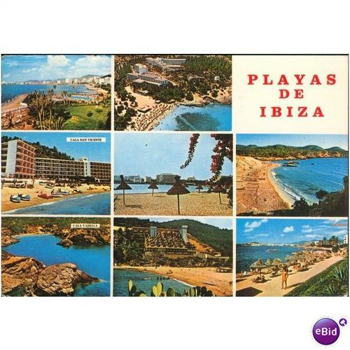 Spain Postcard - Playas de Ibiza