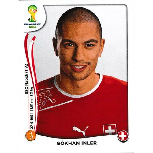 2014 Panini World Cup Soccer Stickers - #346 - Gökhan Inler