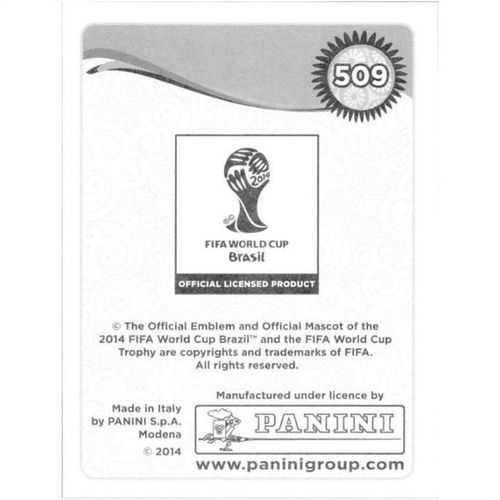 2014 Panini World Cup Soccer Stickers - #509 - Rui Patrício