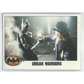 BATMAN base card # 87 URBAN WARRIORS (1989)
