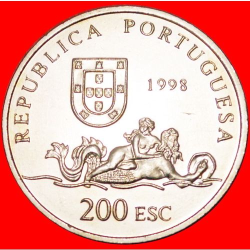 SHIP: PORTUGAL ★ 200 ESCUDOS 1498 1998 UNC MINT LUSTER ★ LOW START ★ NO RESERVE!