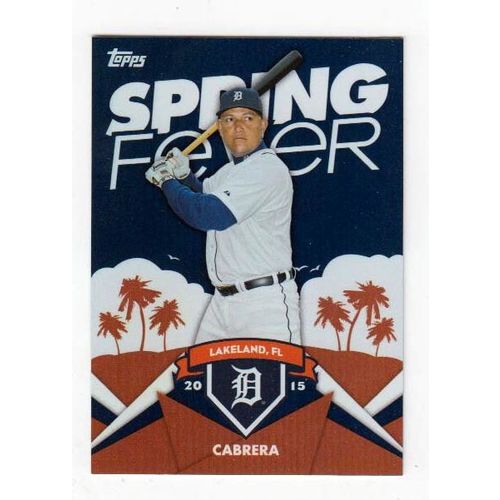 2015 Topps Spring Fever Miguel Cabrera card #SF-10 - Tigers