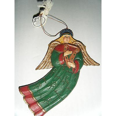 Winter Wind FolkArts Midwest Importers Angel Holiday Ornament