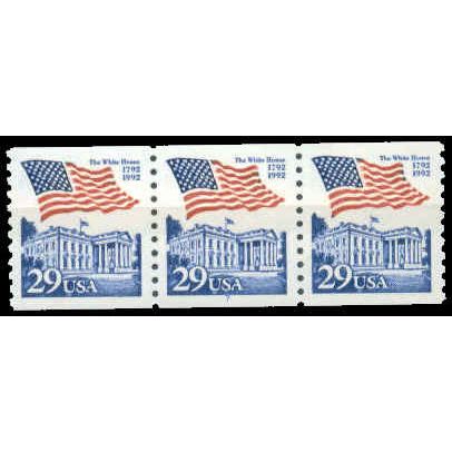 2609 29c U.S. Flag Over White House Very Fine MNH PNC 7/3 W1421