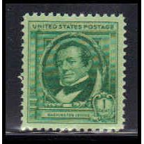 859 1c Washington Irving Fine Plus MNH KA3999