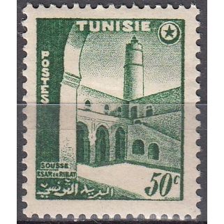 Tunisie 1956 Michel 443 Neuf * Cote (2005) 0.10 Euro Le ribat de Sousse