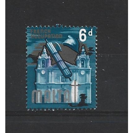 Malta.SG338 6d French Occupation.Fine Used.Apr25g