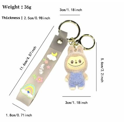 Labubu key chain blind bag random surprise