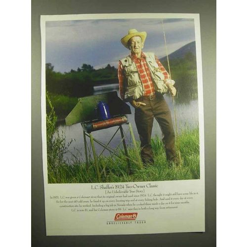 1993 Coleman Stove Ad - 1924 Two-Owner Classic