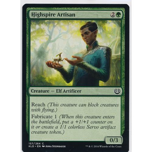 Magic the Gathering MTG Kaladesh 157/264 Highspire Artisan