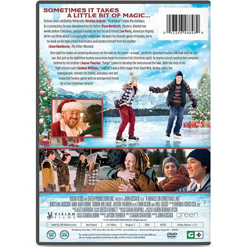 A Miracle on Christmas Lake (DVD) 2016 Kristian Jackson, Anne Hawthorne NEW