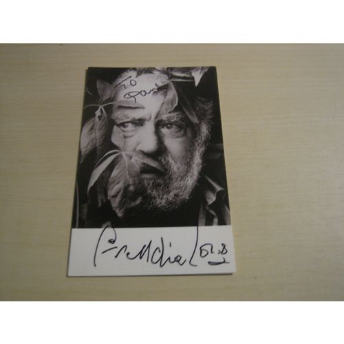 Freddie Jones (The Elephant Man, Emmerdale) hand signed RARE *FREE POST*