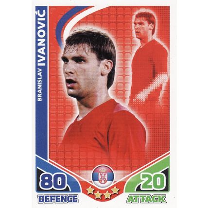 Match Attax World Cup 2010 Branislav Ivanovic Serbia