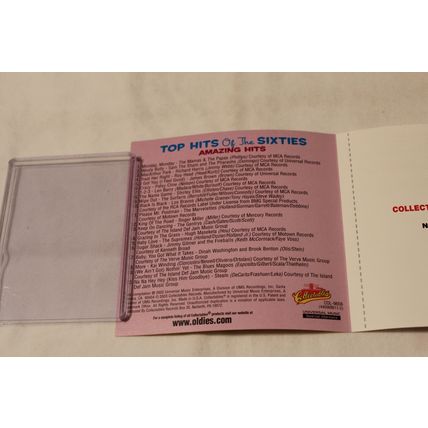 TOP HITS OF THE SIXITES AMAZING HITS- 5" CD Album with Various Artists