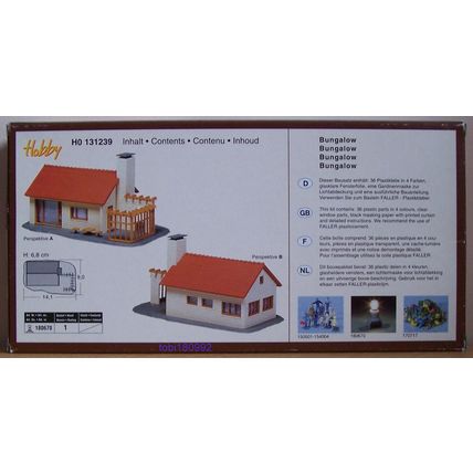 Faller 131239 H0 Development House / Bungalow - Building Kit - NEW