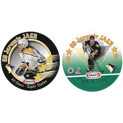 Jaromir Jagr - Pittsburgh Penguins - NHL Kraft-Peanut-Butter-Discs