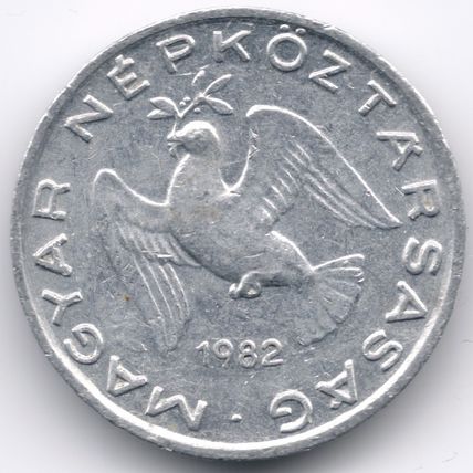 Hungary : 10 Filler 1982 (2)