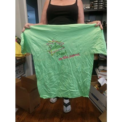 Salem Cigarettes Fresh on The Scene Green Neon T Shirt XL