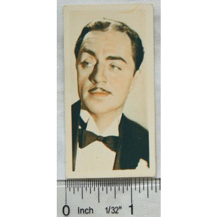 1934 Godfrey Phillips Film stars No. 48 William Powell