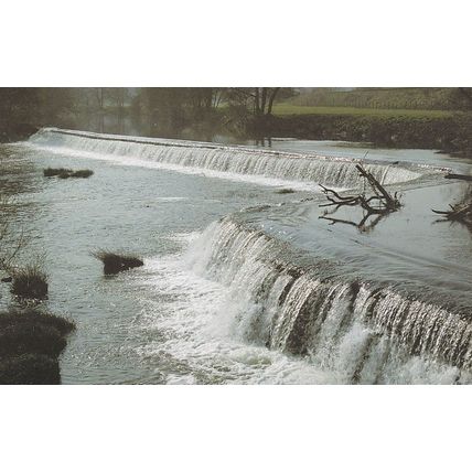 Claverton Warleigh Weir Bath Postcard