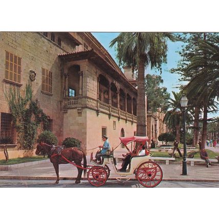 Palma de Mallorca Consulado Mar y Paseo Sagrera Spain Postcard unused VGC