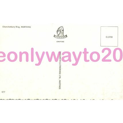 Chanctonbury Ring, near Worthing, Sussex, Postcard