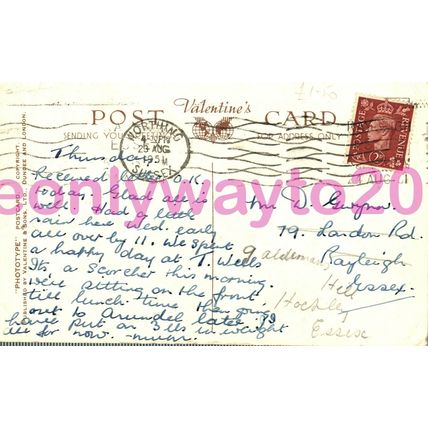 Worthing, 5 Scene Multicard, Sussex, 1951, Postcard