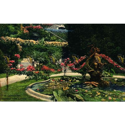 Giardino Villa Carlotta, Italy, Cadenabbia 5160 Bender Postcard