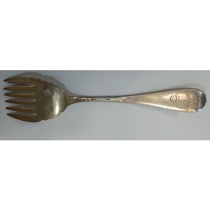 Antique Frank Whiting 5 3/4" Sterling Anchovy Sardine Serving Fork Olivia 1887