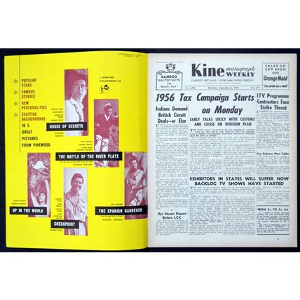 KINE WEEKLY 1956 Oklahoma Woman UK MAGAZINE